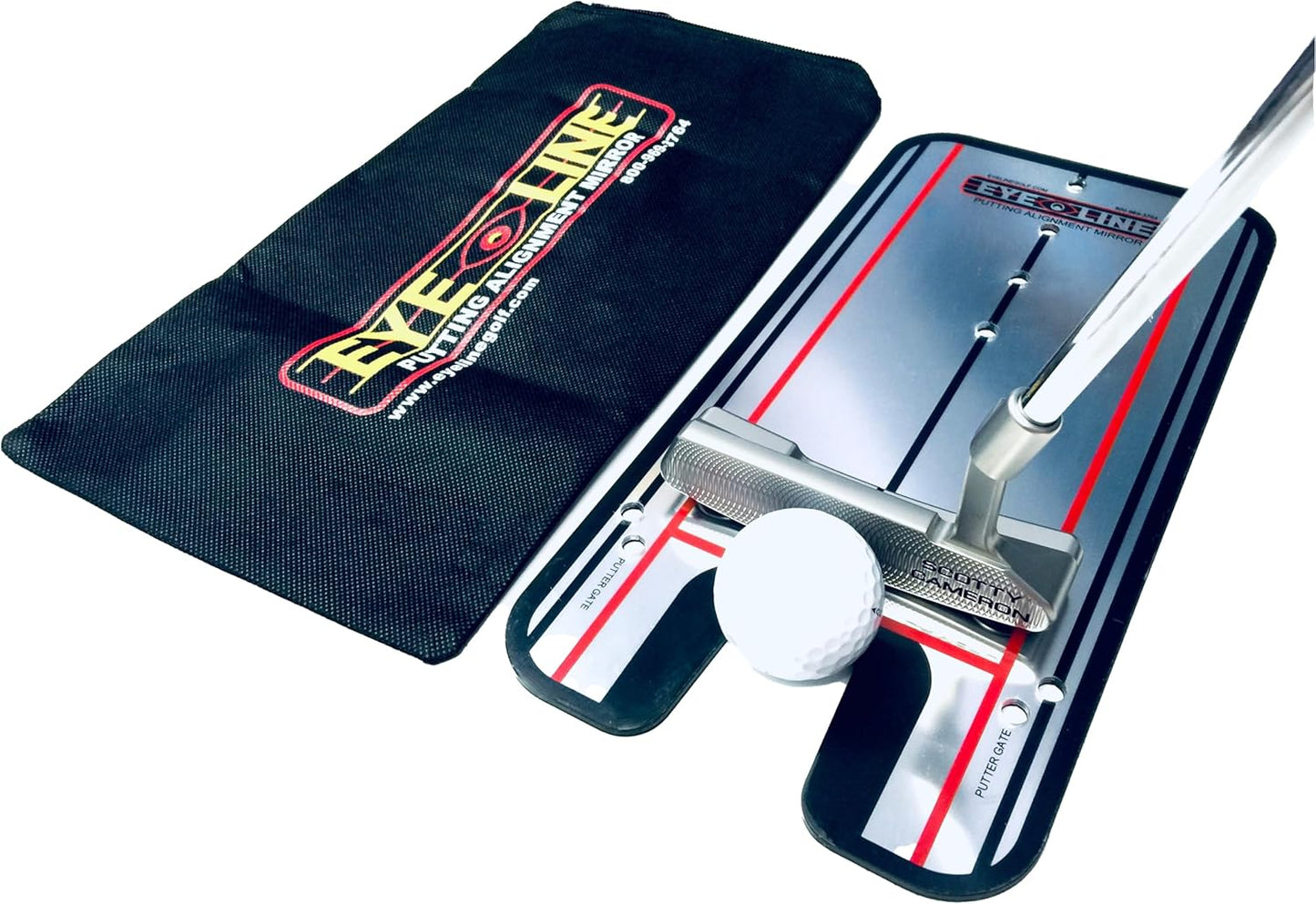 Putting Mirror Training Aid – Perfect for Alignment and Stroke Improvement Drills – Indoor and Outdoor Practice, Used by Tour Pros