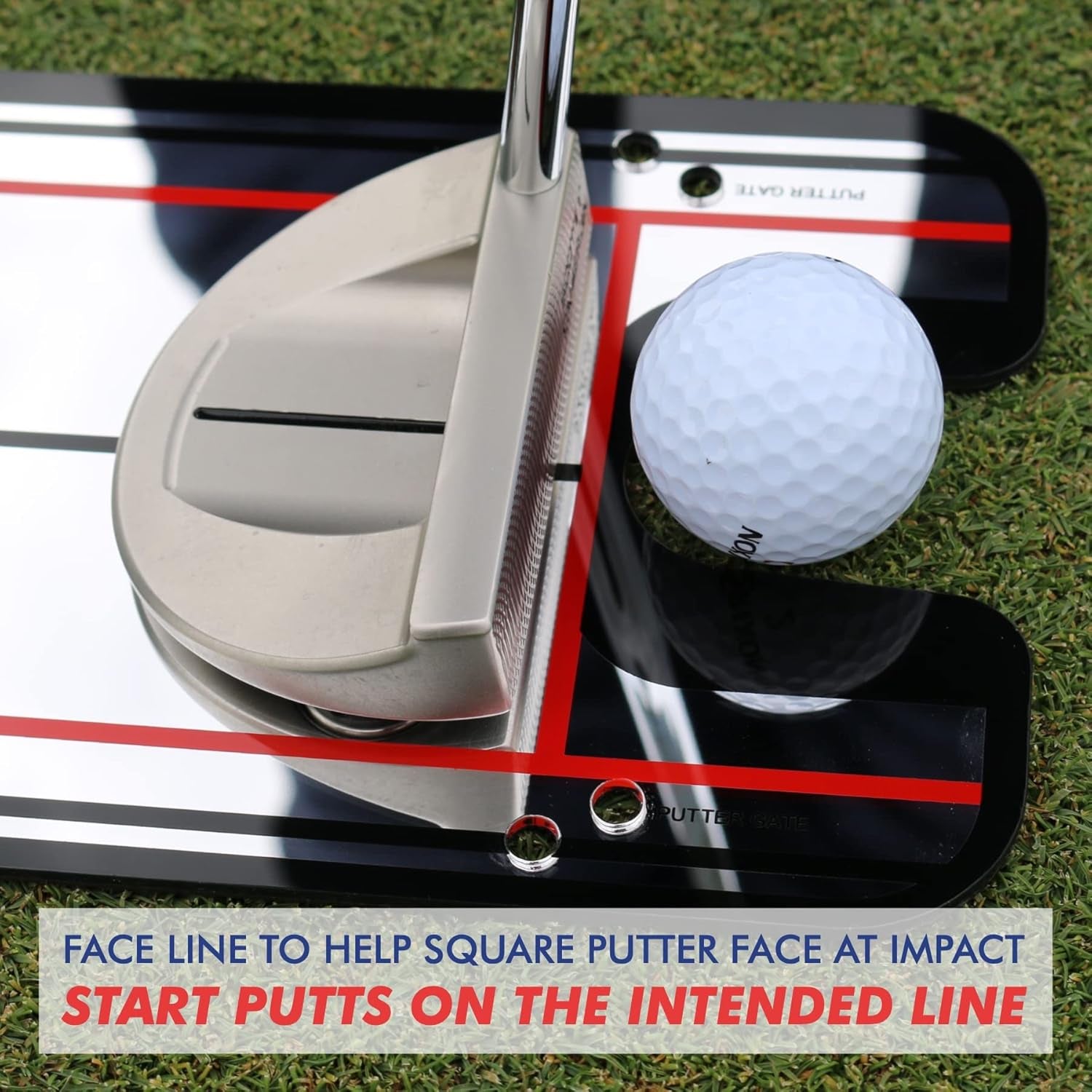 Putting Mirror Training Aid – Perfect for Alignment and Stroke Improvement Drills – Indoor and Outdoor Practice, Used by Tour Pros