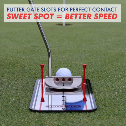 Putting Mirror Training Aid – Perfect for Alignment and Stroke Improvement Drills – Indoor and Outdoor Practice, Used by Tour Pros