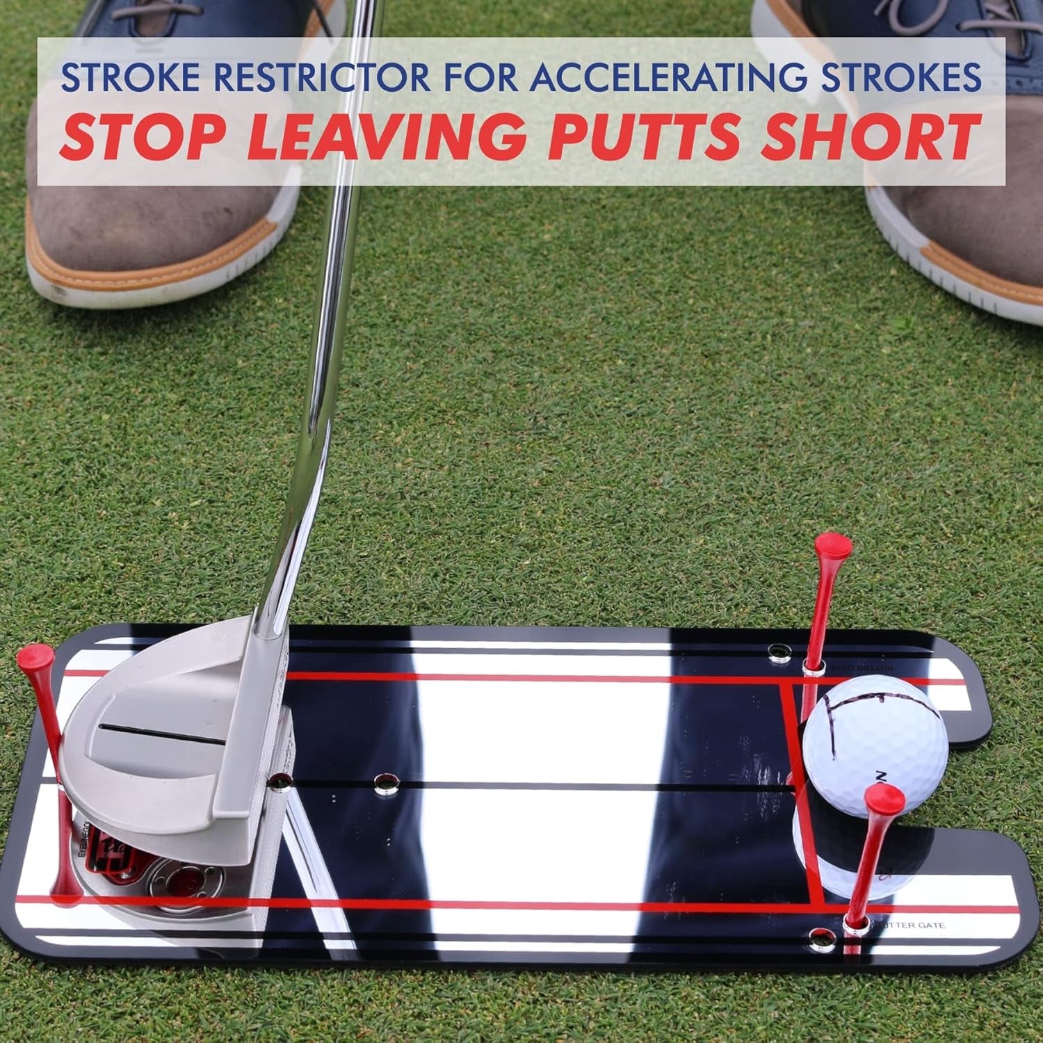 Putting Mirror Training Aid – Perfect for Alignment and Stroke Improvement Drills – Indoor and Outdoor Practice, Used by Tour Pros